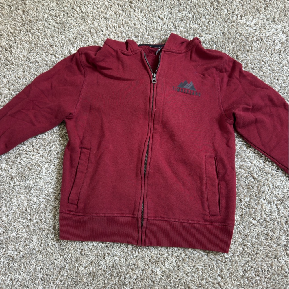 BUNDLE 5-$20 Burgundy Timberland Zip-Up Sweatshirt